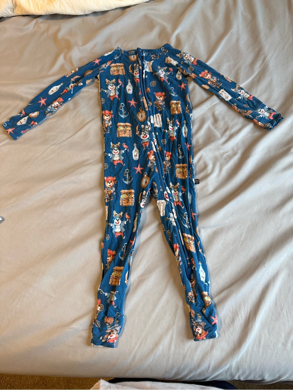 Lev Baby Bamboo zippy romper convertible pajamas 12-18mo